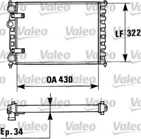 Теплообменник VALEO 730946