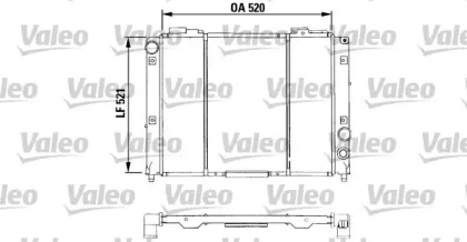 Теплообменник VALEO 730950