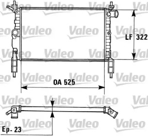 Теплообменник VALEO 730975