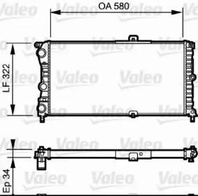 Теплообменник VALEO 730980