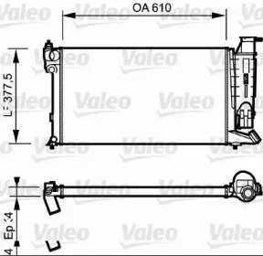 Теплообменник VALEO 730985