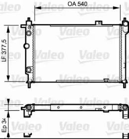 Теплообменник VALEO 730994