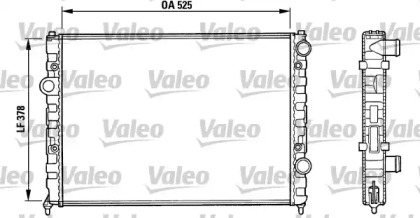 Теплообменник VALEO 731005