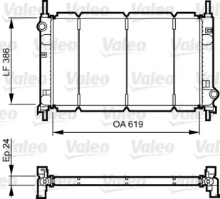 Теплообменник VALEO 731011