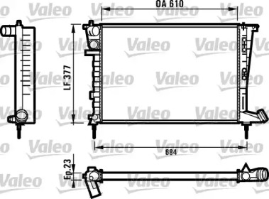 Теплообменник VALEO 731012