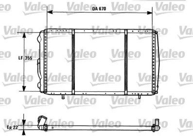 Теплообменник VALEO 731016