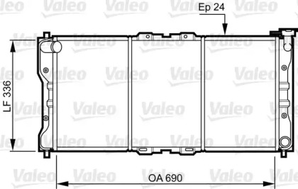 Теплообменник VALEO 731073