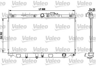 Теплообменник VALEO 731076