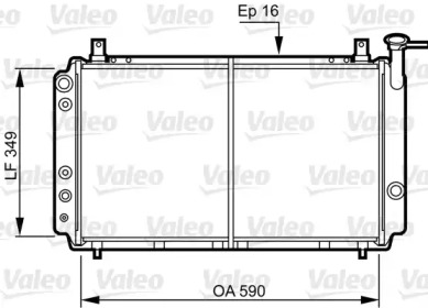 Теплообменник VALEO 731082