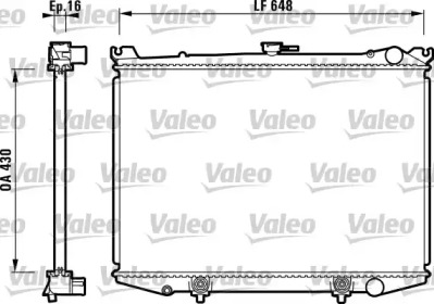 Теплообменник VALEO 731085