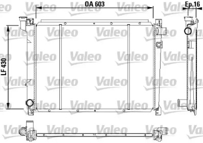 Теплообменник VALEO 731087