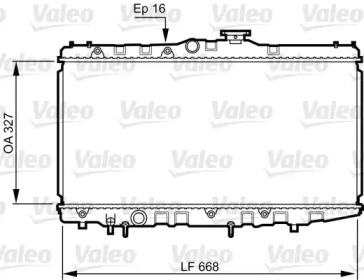 Теплообменник VALEO 731105