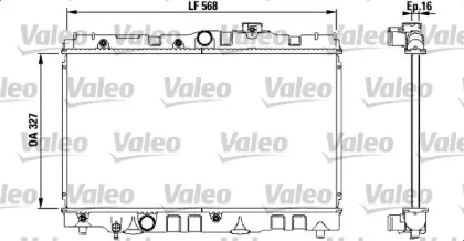 Теплообменник VALEO 731119