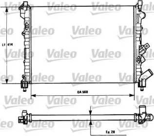 Теплообменник VALEO 731128