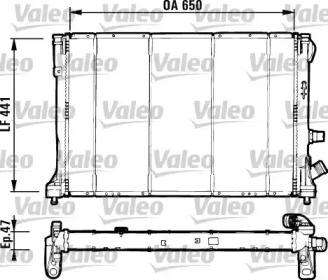 Теплообменник VALEO 731129