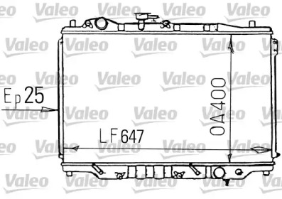 Теплообменник VALEO 731139