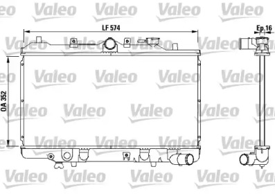 Теплообменник VALEO 731142