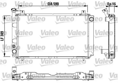 Теплообменник VALEO 731147