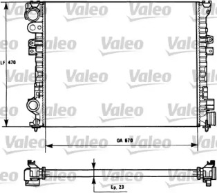 Теплообменник VALEO 731166