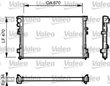 Теплообменник VALEO 731168