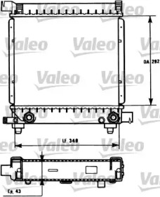 Теплообменник VALEO 731171