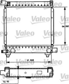 Теплообменник VALEO 731172