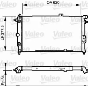 Теплообменник VALEO 731175