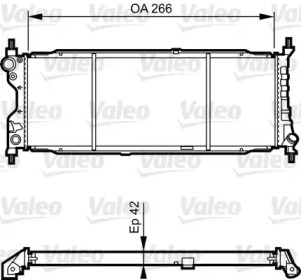 Теплообменник VALEO 731179