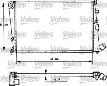 Теплообменник VALEO 731184