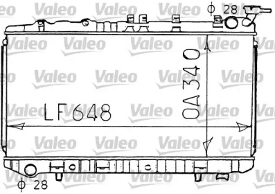 Теплообменник VALEO 731191