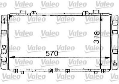 Теплообменник VALEO 731199