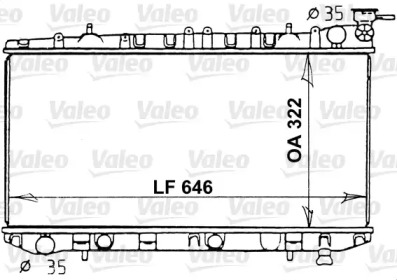 Теплообменник VALEO 731202