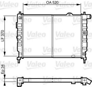 Теплообменник VALEO 731217