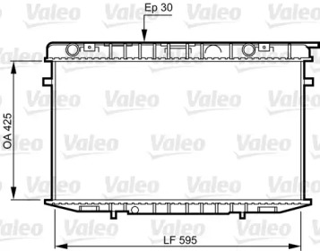 Теплообменник VALEO 731236