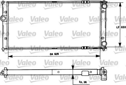 Теплообменник VALEO 731266