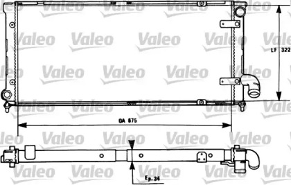 Теплообменник VALEO 731269