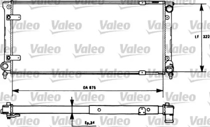 Теплообменник VALEO 731271