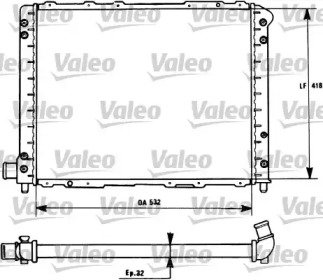 Теплообменник VALEO 731276