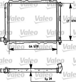 Теплообменник VALEO 731282