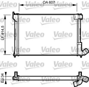 Теплообменник VALEO 731297