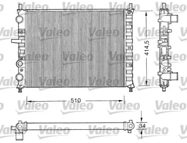 Теплообменник VALEO 731303