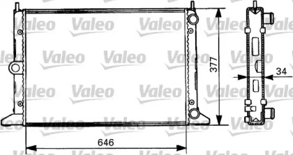 Теплообменник VALEO 731386