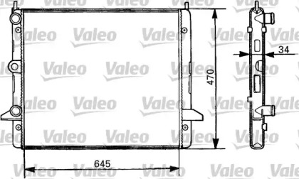 Теплообменник VALEO 731387