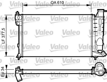 Теплообменник VALEO 731389