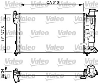 Теплообменник VALEO 731391