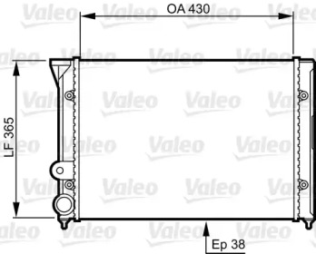 Теплообменник VALEO 731401