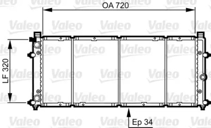 Теплообменник VALEO 731411