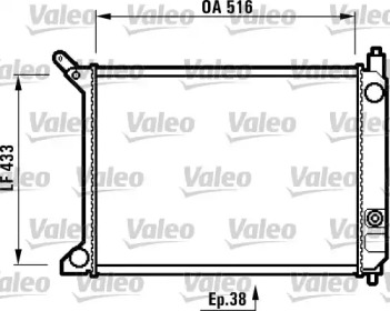 Теплообменник VALEO 731413