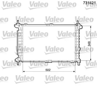 Теплообменник VALEO 731421