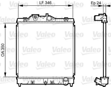 Теплообменник VALEO 731434